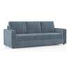Apollo Compact Fabric Sofa (Colour : Ocean Weave, Seating Capacity : 3 Seater, Cushion Type : Hard, Back Type : Regular Back)