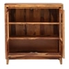 Solid Wood  Bookshelf in Brown Finish