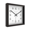 Contemporary Dial Wooden Square Wall Clock