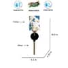 Devansh Metal Electric Wall Light in Black Colour with Multi Shade Count of 1 Light
