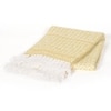 Yellow Chevron Cotton Throw
