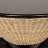 Andaman Camorta Rattan Coffee Table in Brown Colour