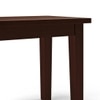 Diner Dining Bench (Finish:Dark Walnut)