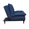 Della 3 Seater Sofa Cum Bed In Blue Colour