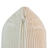 Nile Ivory Cotton Knitted Decorative Cushion Cover 16 x 16 Inches