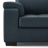 Trissino 2 Seater Luxury Italian Leather Sofa In Aegean Sea