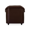 Berry 1 Seater Leatherette Sole in Cocoa Brown Colour