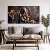 The Castle Decor Lord Ganesha Wall Painting Wooden Framed 27x48 Inch (Style 10)