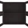 Romano Wall Mounted Glass Display Cabinet in Antique Ebony Colour