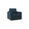 Apollo Compact Sofa Set (Colour : Indigo Blue, Cushion : Soft, Back Type : Regular, Seater : 3+1+1)