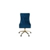 SWEN Fabric Accent Chair in Blue Colour