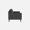 Reiti Velvet 2 Seater Sofa in Dark Grey Colour