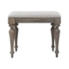 Asher  Mango Wood Bench In Grey Finish