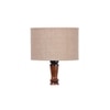 Brendan Brown Cotton Shade Floor Lamp