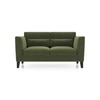 Lewis 2 Seater Fabric Sofa In Moss Green Colour