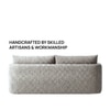 Cozychic Wood 3 Seater With Upholstery Non Storage Sofa In Grey Colour