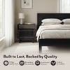 Cambry Solid Wood Bedside Table In American Walnut Finish