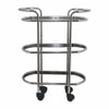 Metalsmith Metal Three Tier Serving Trolley Silver Finish