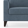 Abbey Sofa (Colour : Ocean Weave, Cushion : Hard, Seating Capacity : 2 Seater)