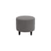 Daviana Boucle Fabric Lounge Chair in Grey Colour
