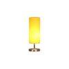 Yellow cotton table lamp with Steel Base -44