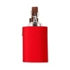 Devansh Solid Wood Electric Wall Light in Brown Colour with Red Shade Count of 1 Light
