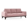 Granada Sofa Set (Colour : Desert Rose , Seater : 3+1+1)