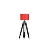 Pons Red Cotton Shade Floor Lamp