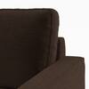 Apollo Sofa (Colour : Dark Earth, Cushion : Soft, Back Type : High Back, Seating Capacity : Left Aligned 2 Seater + Left Aligned Chaise)