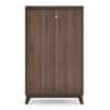 Webster 24 Pair Shoe Rack in Classic Walnut Finish