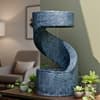 Grey Square Planter Indoor Water Fountain