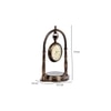 Hanging Black Antique Clock With Compass on Base