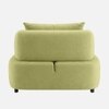 Henry Velvet 1 Seater Sofa Mint Green Color