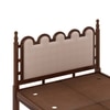 Heritage Solid Wood Queen Size Bed Non Storage in Provincial Teak Finish