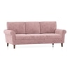 Oxford 3 Seater Fabric Sofa In Desert Rose Colour
