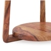 Jones Solid Wood Side Table in Teak Finish