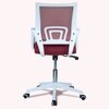 Naamikoa Mid Back Ergonomic Chair in Maroon Colour
