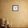 Libra Zodiac Wooden Wall Clock with Sharp Indices and Minimal White Dial