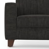 Apollo Neo 1 Seater Fabric Sofa In Graphite Grey Colour