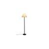 Jimmy Multicolour Fabric Shade Floor Lamp with Black Iron Base