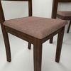 Dallas 4 Seater Dining Set with 4 Chairs (Rubberwood, Dark Cappuccino Finish)