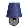 Devansh Metal Electric Wall Light in Blue Colour with Blue Shade Count of 1 Light