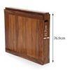 Danton 3 To 6 Folding Dining Table In Teak Finish