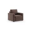 Apollo Compact Sofa (Colour : Daschund Brown, Cushion : Hard, Back Type : Regular, Seater : 2+1+1)