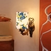 Devansh Metal Electric Wall Light in Antique Gold Colour with Multi Shade Count of 1 Light