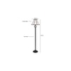 Ashley Black Cotton Shade Floor Lamp