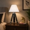 Shailyn White Cotton Shade Table Lamp
