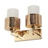 Eliante Modern Wall Lights Mild Steel & Glass Material Gold & White Finish