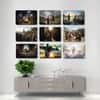 The Castle Decor Jesus Wall Art Set of 9 8x12 Inch