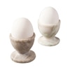 Opulent Marble Egg Vault set of 2